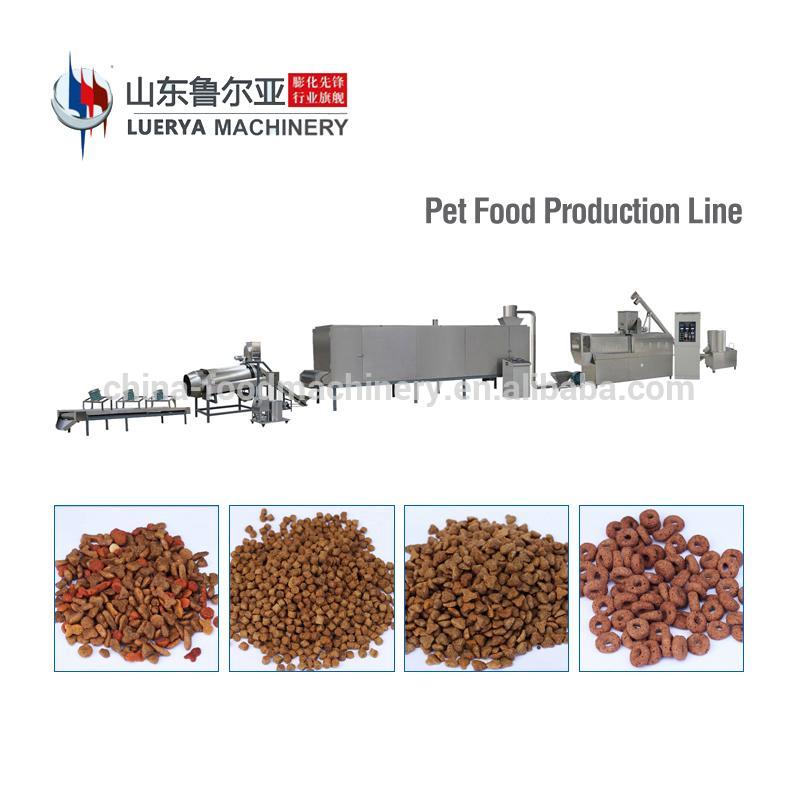 Full Automatic Pet Dog Food Making Machine Production Line 