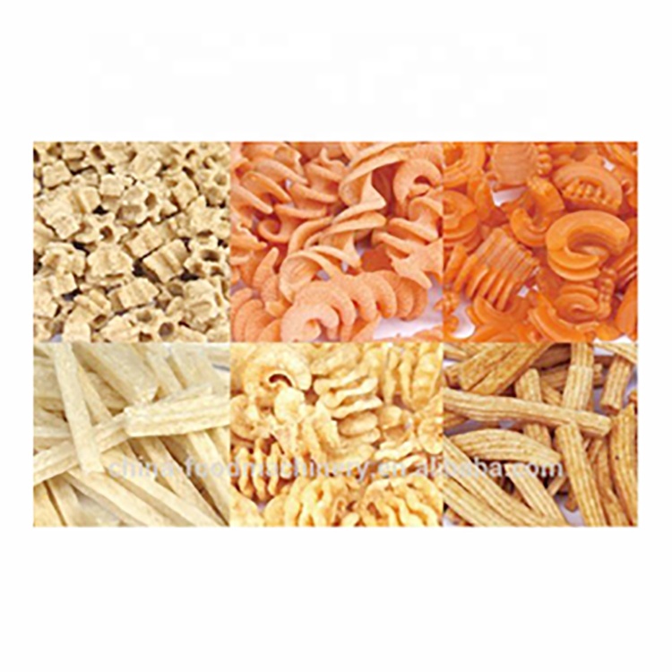 Fried corn puff 2D 3D papad making machine with high quality 