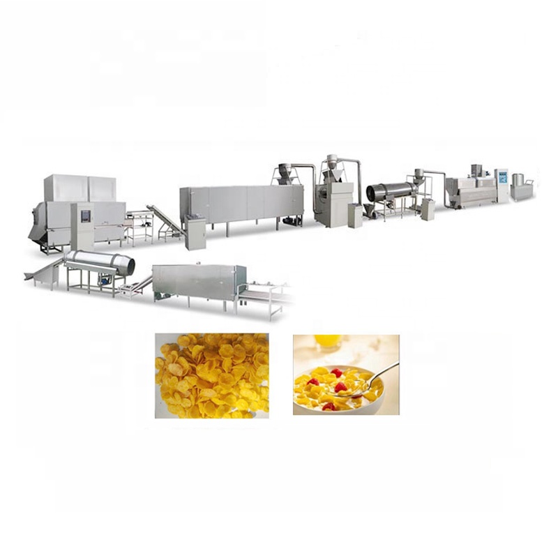 200~300kg/h Breakfast Corn Flakes Making Machine from Jinan manufacturer