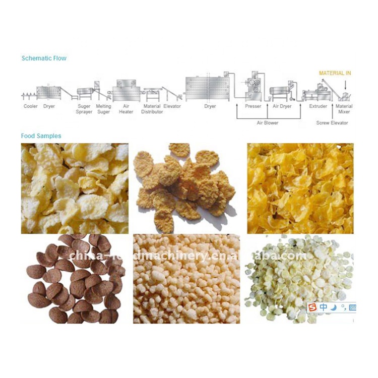 Extruding Corn Tortilla Chips Making Machine for Sale