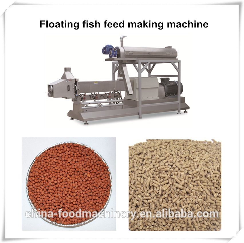 Floating fish feed extruder machine with new design machine 