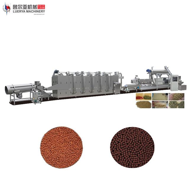 Full-automatic fish pellet feed making machine production line 